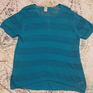 NWOT Faded Glory Teal/Peacock colored Sweater